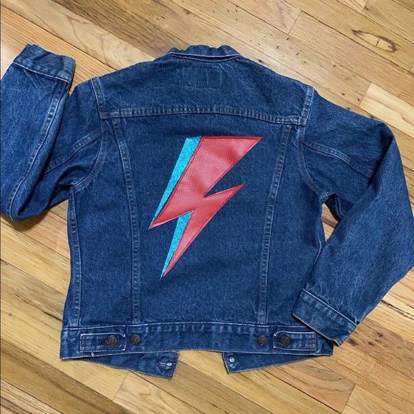💥SOLD💥 Vintage Levi’s Denim Trucker David Bowie Jacket - Picture 2 of 11